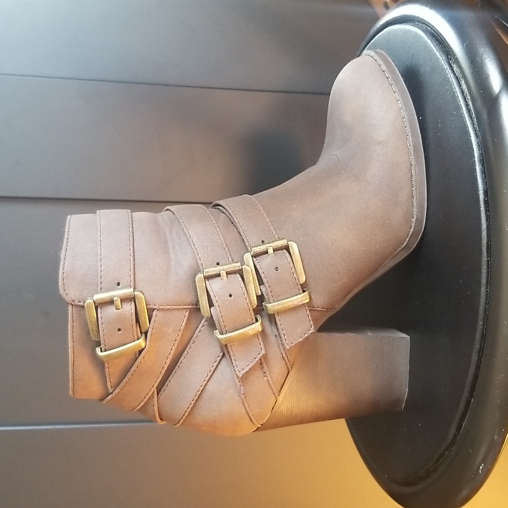 Dark Brown Booties